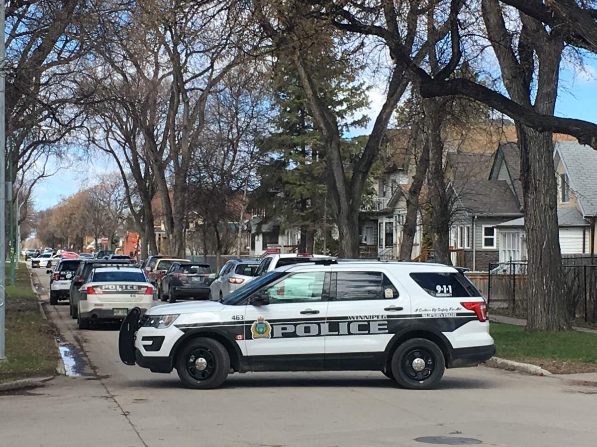 Police on Scene at College Ave. 