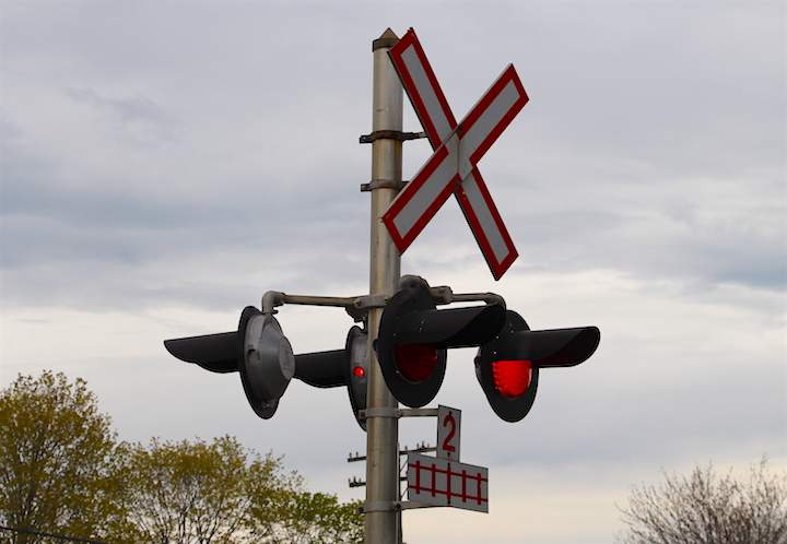 Waterloo Regional Police say a man from Kitchener was arrested after he was spotted tampering with the railroad tracks over the weekend.