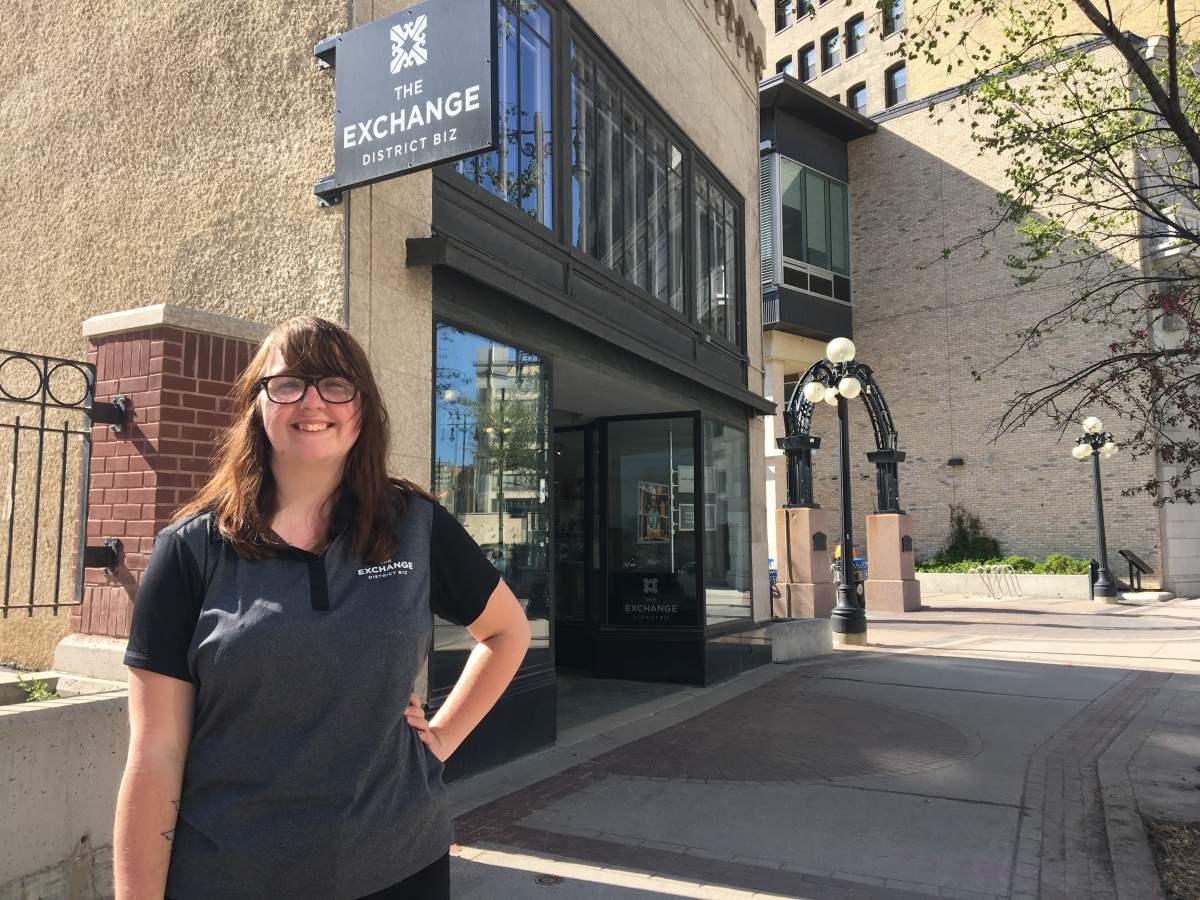 Sabrina Janke hosts tours through the Exchange District Biz highlighting key spots in the area related to the 1919 strike. 