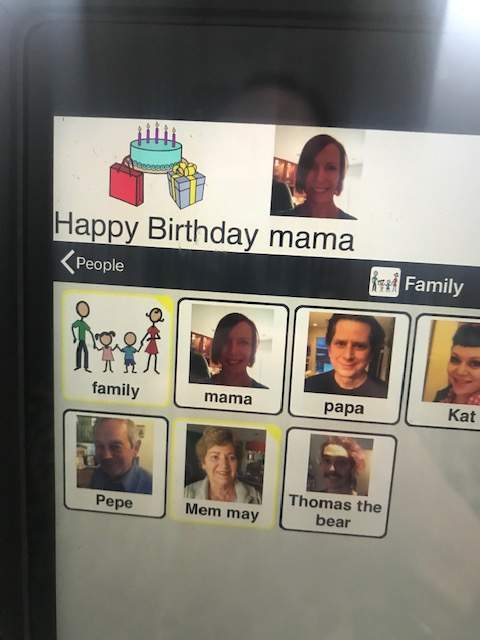Screengrab of Charlie’s communication software.