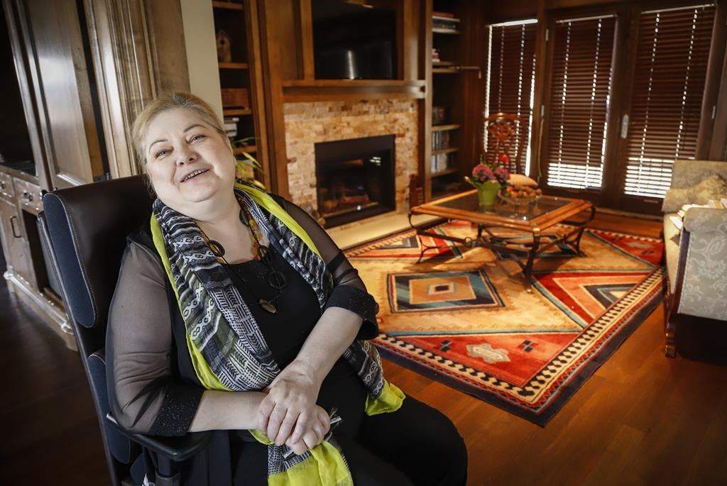 Alla Wagner is shown at her house in Millarville, Alta., on Friday, May 3, 2019.