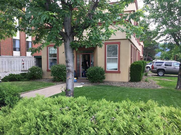 Another angle of the residence where Friday’s search warrant was executed by Kelowna RCMP.