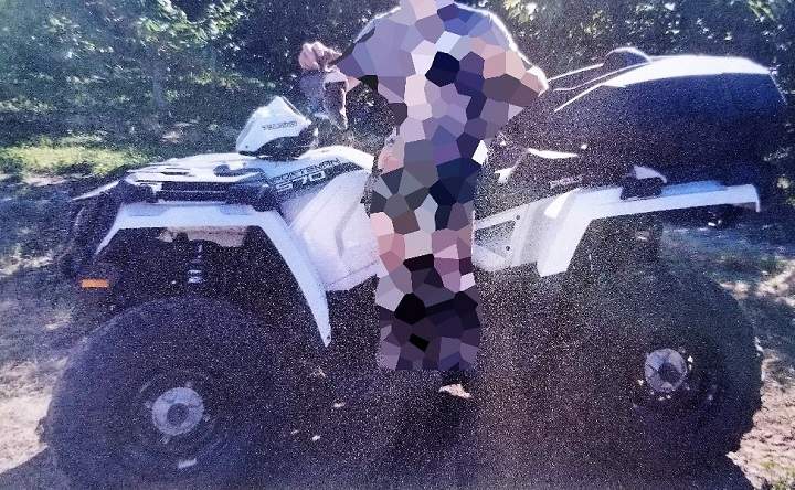 A photo of the ATV that was stolen from Kelowna earlier this week.