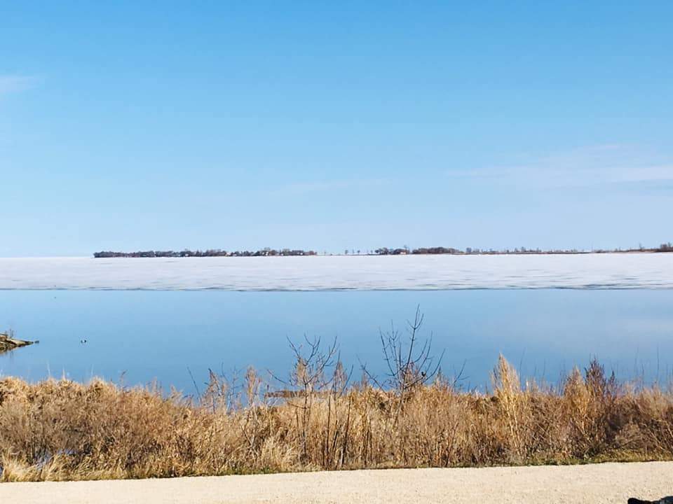 Lake Winnipeg at Gimli in warmer weather.