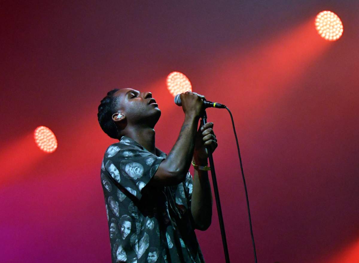 Soul singer Leon Bridges performs live during the 28th Eurockeennes Festival in Belfort, France, on July 6, 2018.