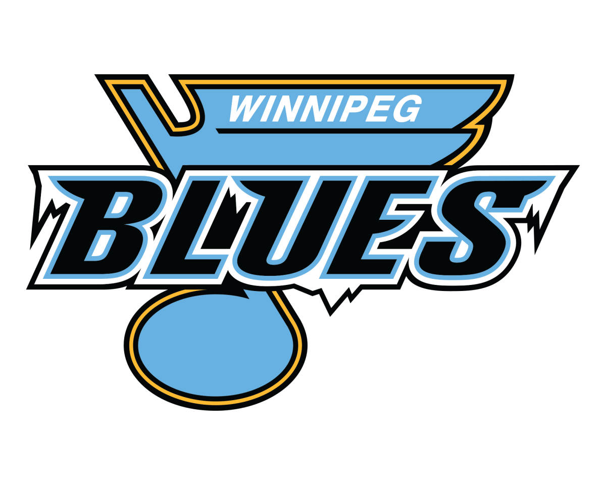The Winnipeg Blues logo.