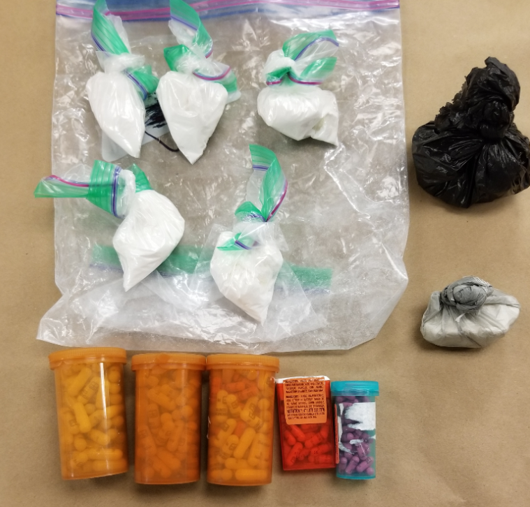 London police say they seized more than $35,000 worth of drugs.