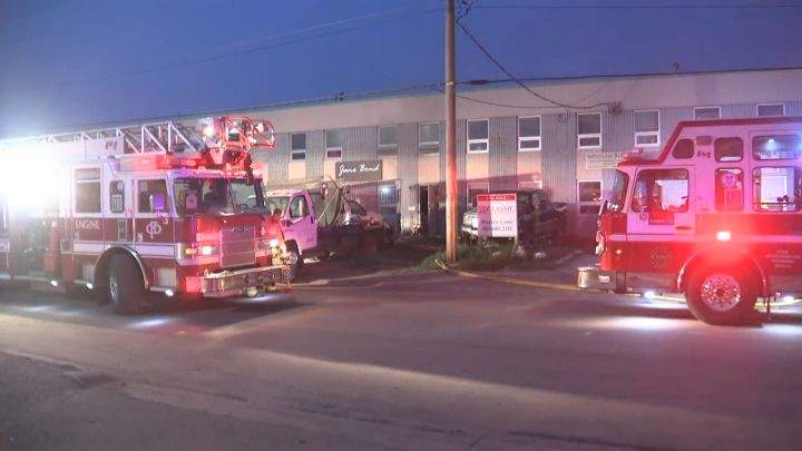 Calgary firefighters respond to a fire in the 4600-block of 6A Street N.E. on Wednesday, May 29. 