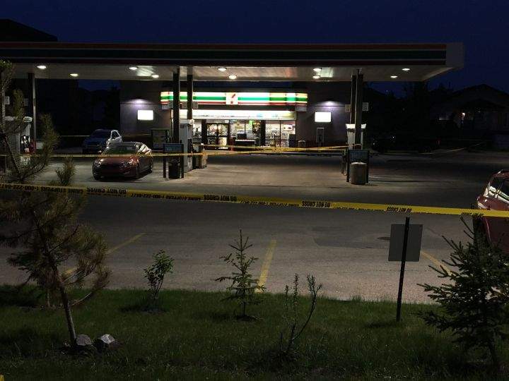 Police were called to investigate a weapons complaint in north Edmonton on Wednesday night. 