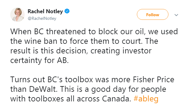 B.C. to appeal top court ruling it can’t regulate flow of bitumen through Trans Mountain pipeline - image