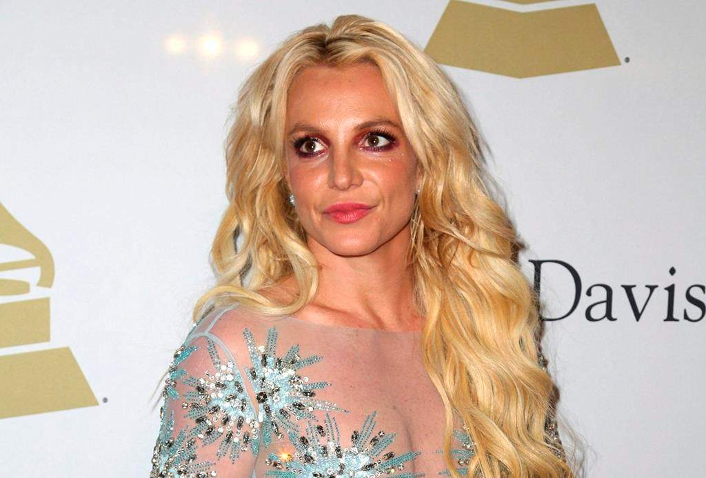 This Feb. 11, 2017 file photo shows Britney Spears at the Clive Davis and The Recording Academy Pre-Grammy Gala in Beverly Hills, Calif.