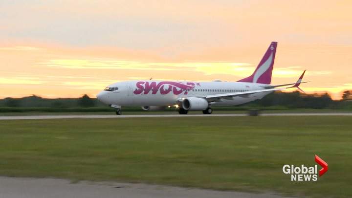 Swoop aircraft.