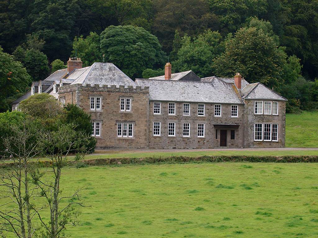 The main house on the Penrose Estate in Penrose, Cornwall, U.K.