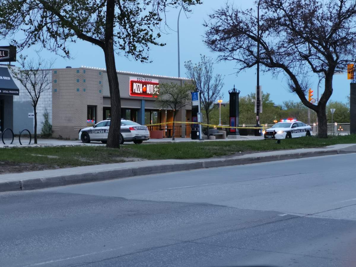 Police on scene on Provencher Bvld. 