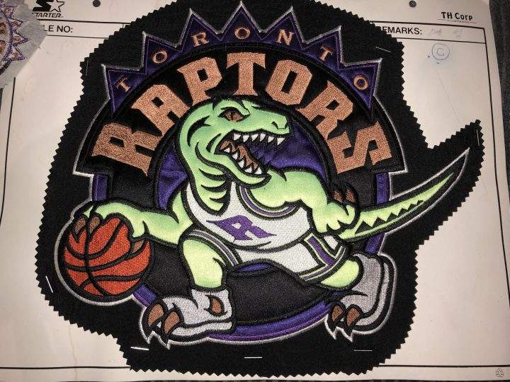 An early version of the Toronto Raptors logo.