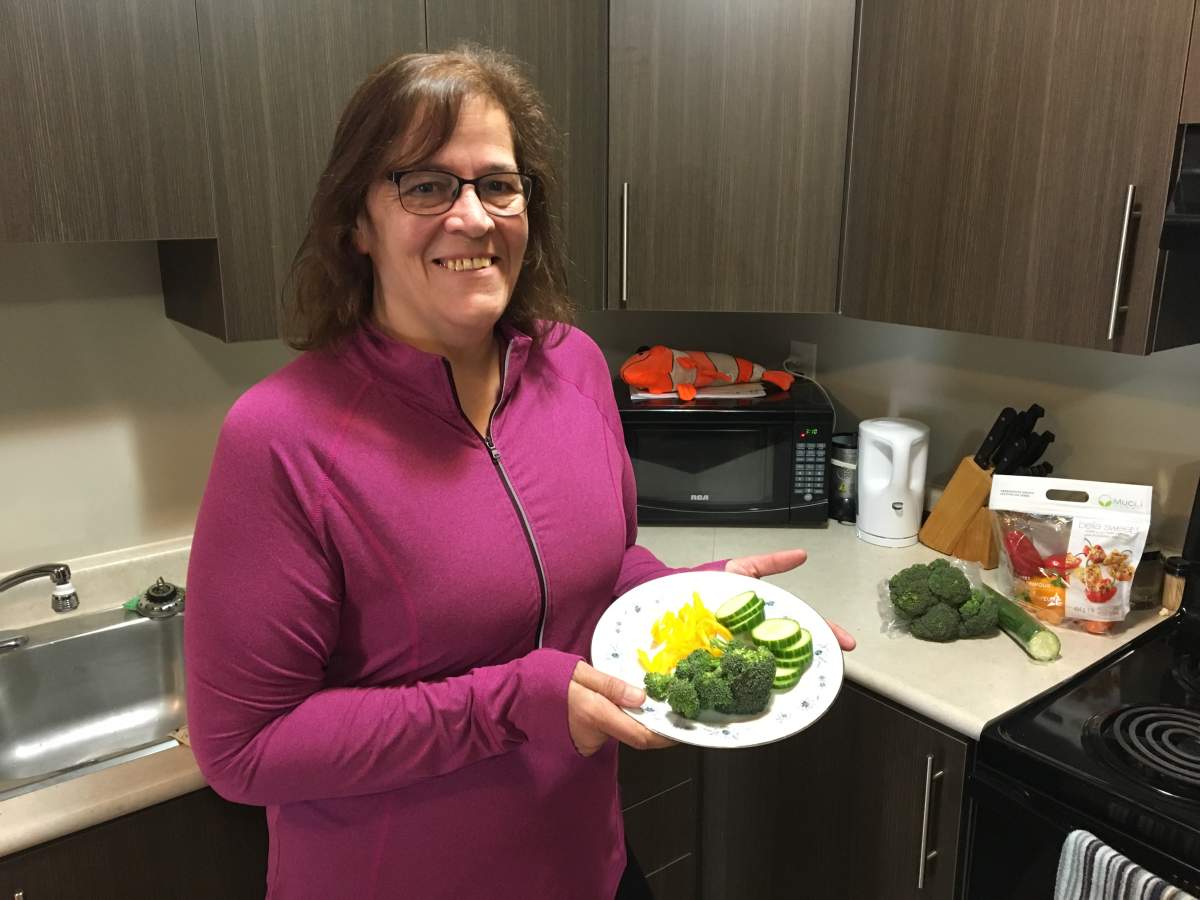 Robbie Grant has been eating a veggie-based diet for eight years.