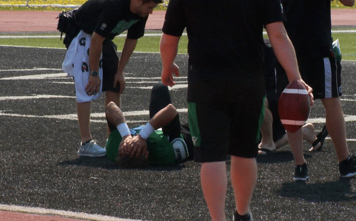 Saskatchewan Roughriders head coach Craig Dickenson is concerned about the number of players who have already been on the injury report.