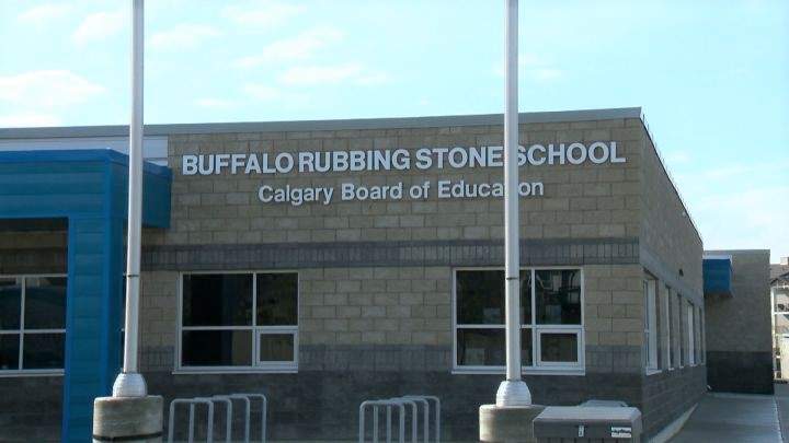 Buffalo Rubbing Stone School, located in the 1300 block of Panatella Blvd. N.W.