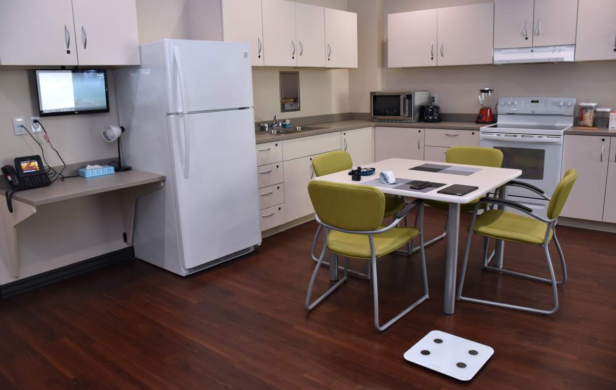 A model home outfitted with smart technology aimed at serving those with mental illness.