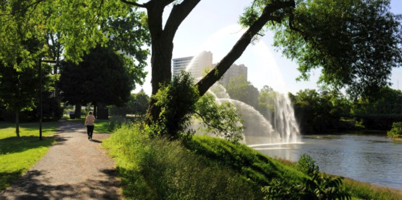 City politicians want to bridge the gap on the Thames Valley parkway between Ross Park and the North London Athletic Fields.