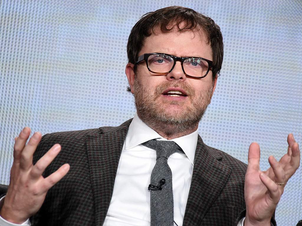 Rainn Wilson speaks onstage during the Backstrom panel at the Fox 2015 Winter TCA in Pasadena, Calif.