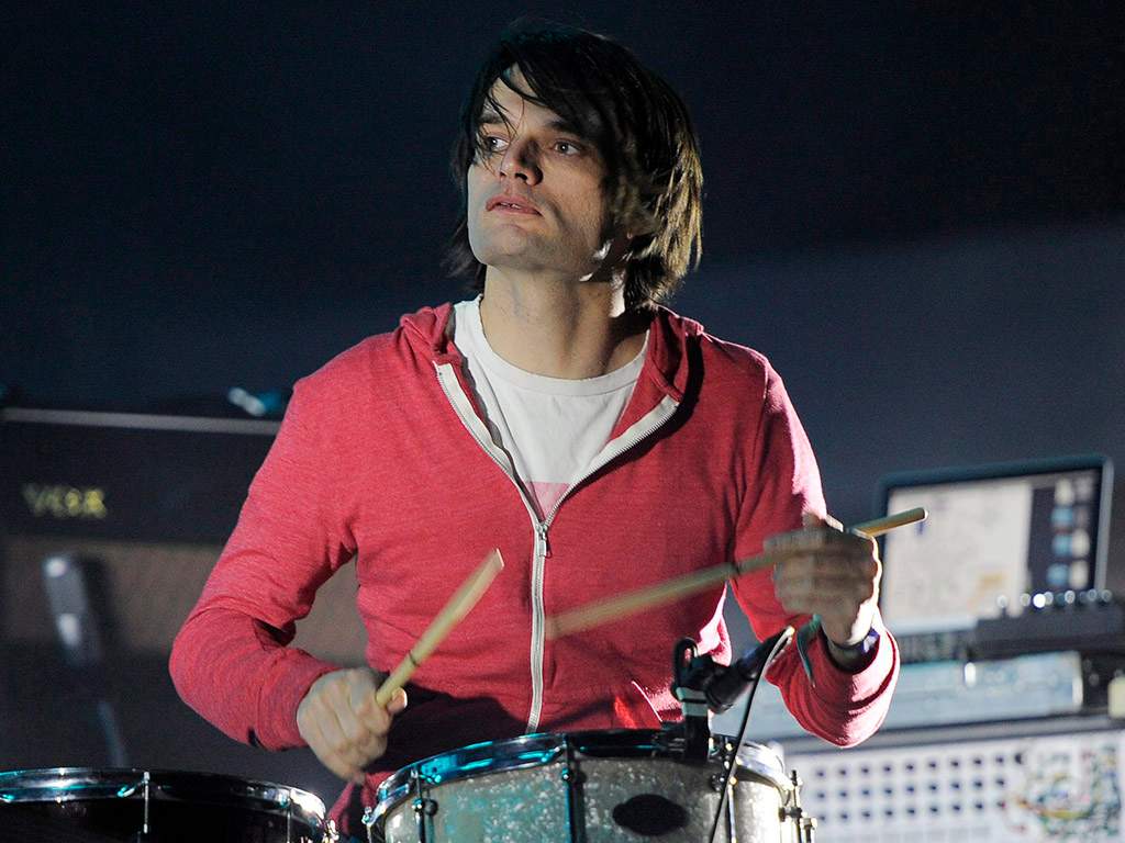 Jonny Greenwood of Radiohead performing at the Coachella Valley Music and Arts Festival in Indio, Calif.