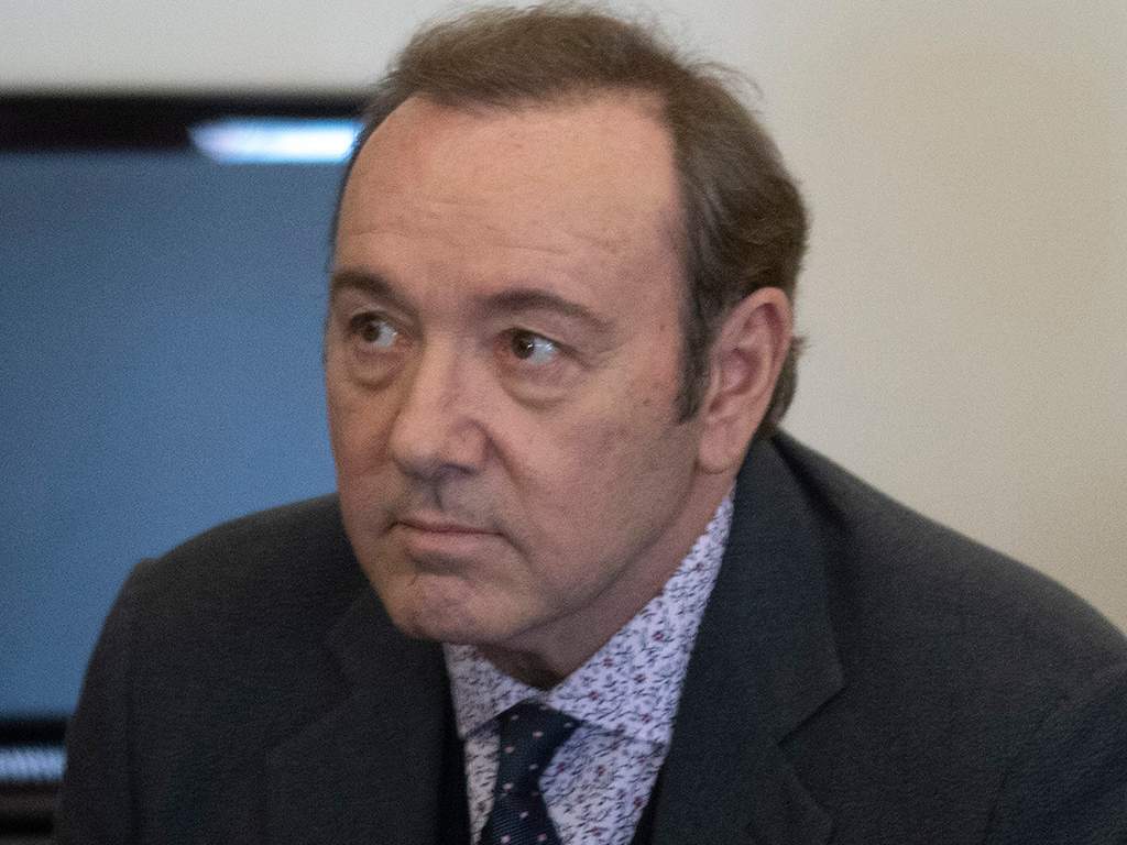 Kevin Spacey appears at the Nantucket District Court, in Nantucket, Mass., on Jan. 7, 2019. 