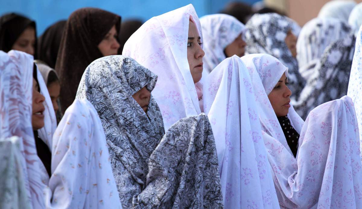 Muslims attend a morning prayer session to celebrate Eid al-Fitr, which marks the end of Ramadan, in Herat, Afghanistan, 04 June 2019.
