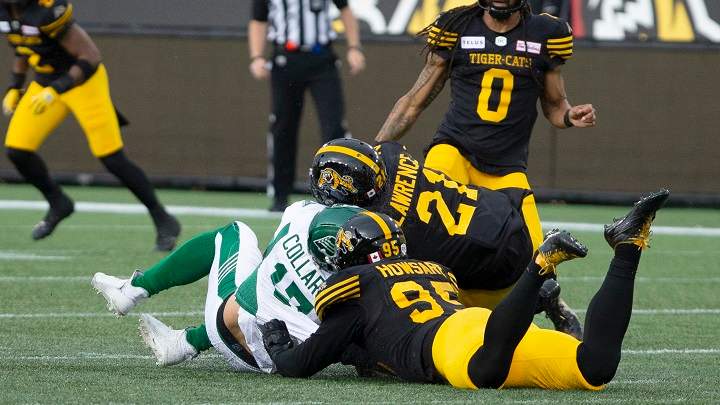Zach Collaros was injured in the first quarter of their game Thursday night versus the Hamilton Tiger-Cats. 