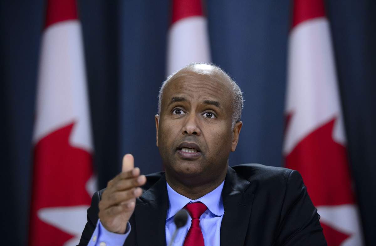 Minister of Immigration, Refugees and Citizenship Ahmed Hussen responds to the 2019 Spring Reports of the Auditor General in Ottawa on Tuesday, May 7, 2019.