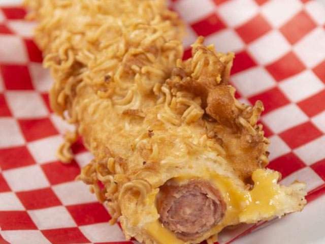 Cheesy Ramen Corndogs will be available at K-Days this year.