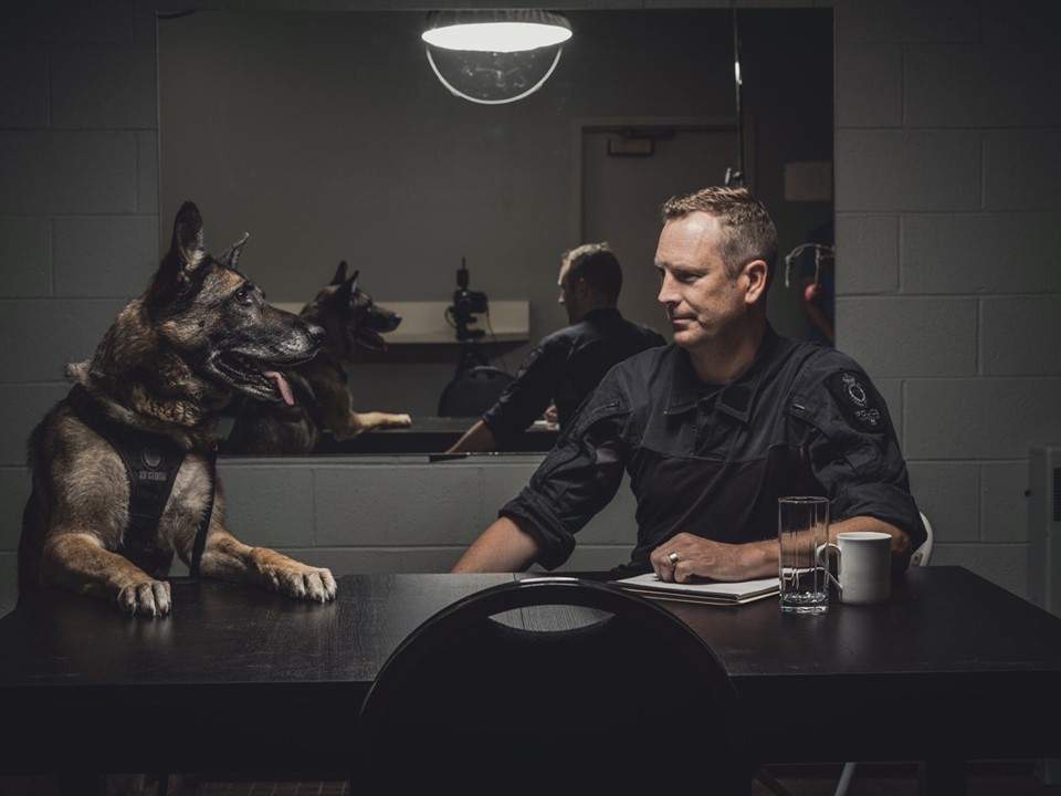 ‘A hero’s send-off’: Retired VPD canine gets final tribute before succumbing to sudden cancer - image