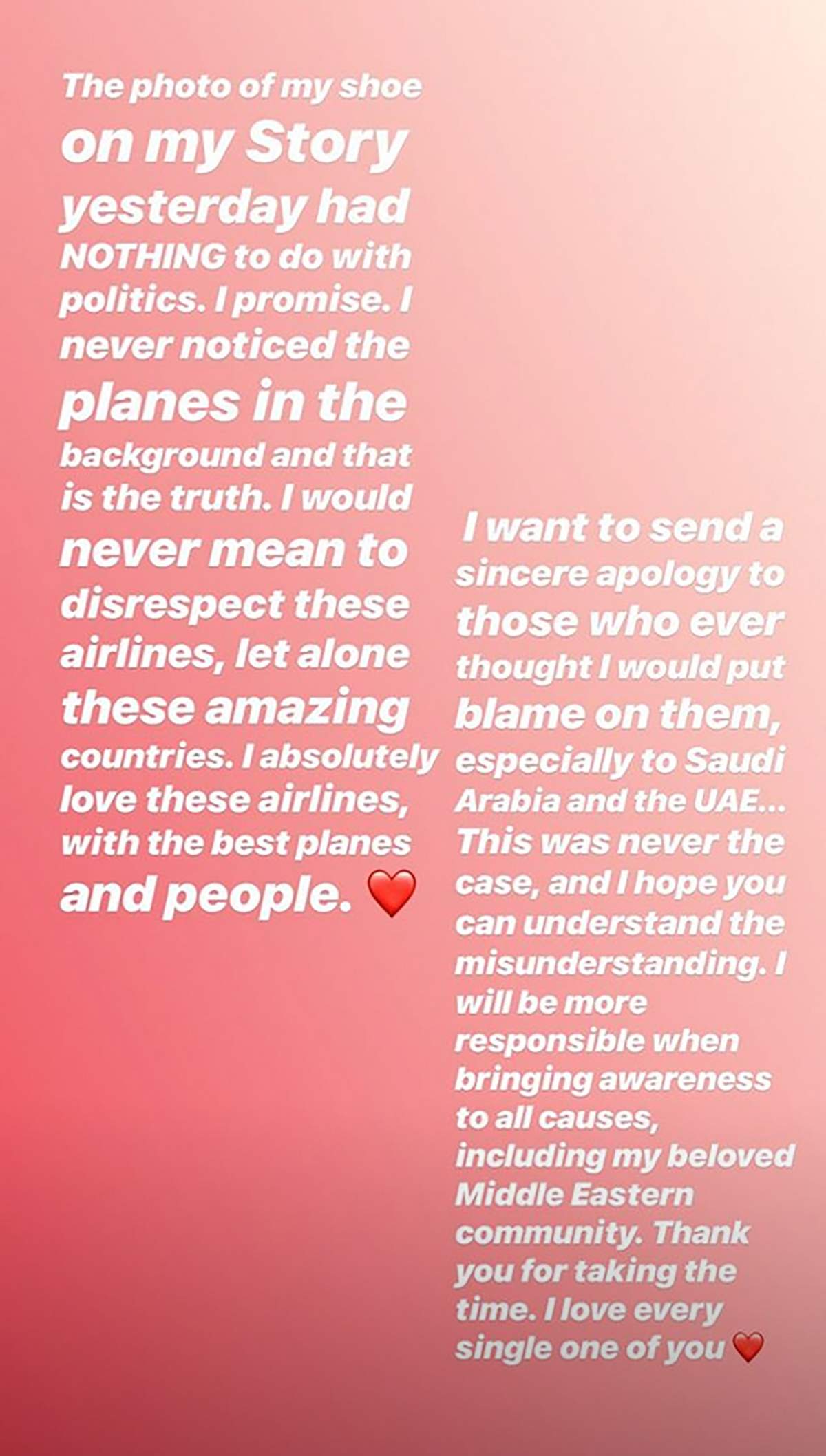 Credit: Bella Hadid/Instagram
