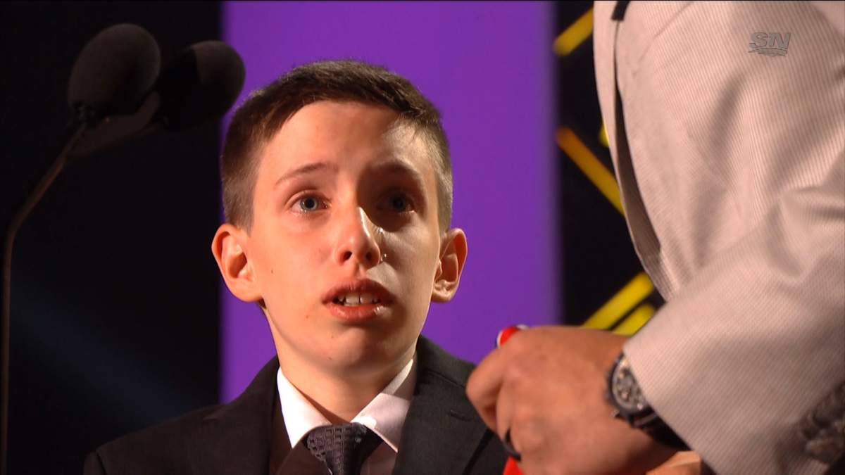 Anderson Whitehead was standing on stage at the NHL Awards when Montreal Canadiens goalie Carey Price surprised him.