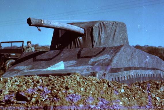 An inflatable tank, of the kind used by the Ghost Army.