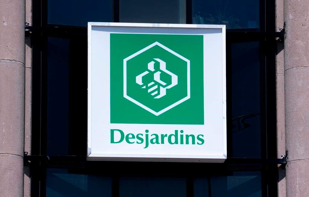 A Caisse populaire Desjardins sign is seen in Montreal on Tuesday, June 18, 2019. THE CANADIAN PRESS/Paul Chiasson.