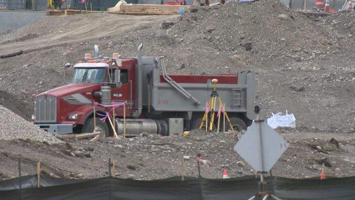 Construction on Calgary’s Crowchild Trail on May 24, 2019.