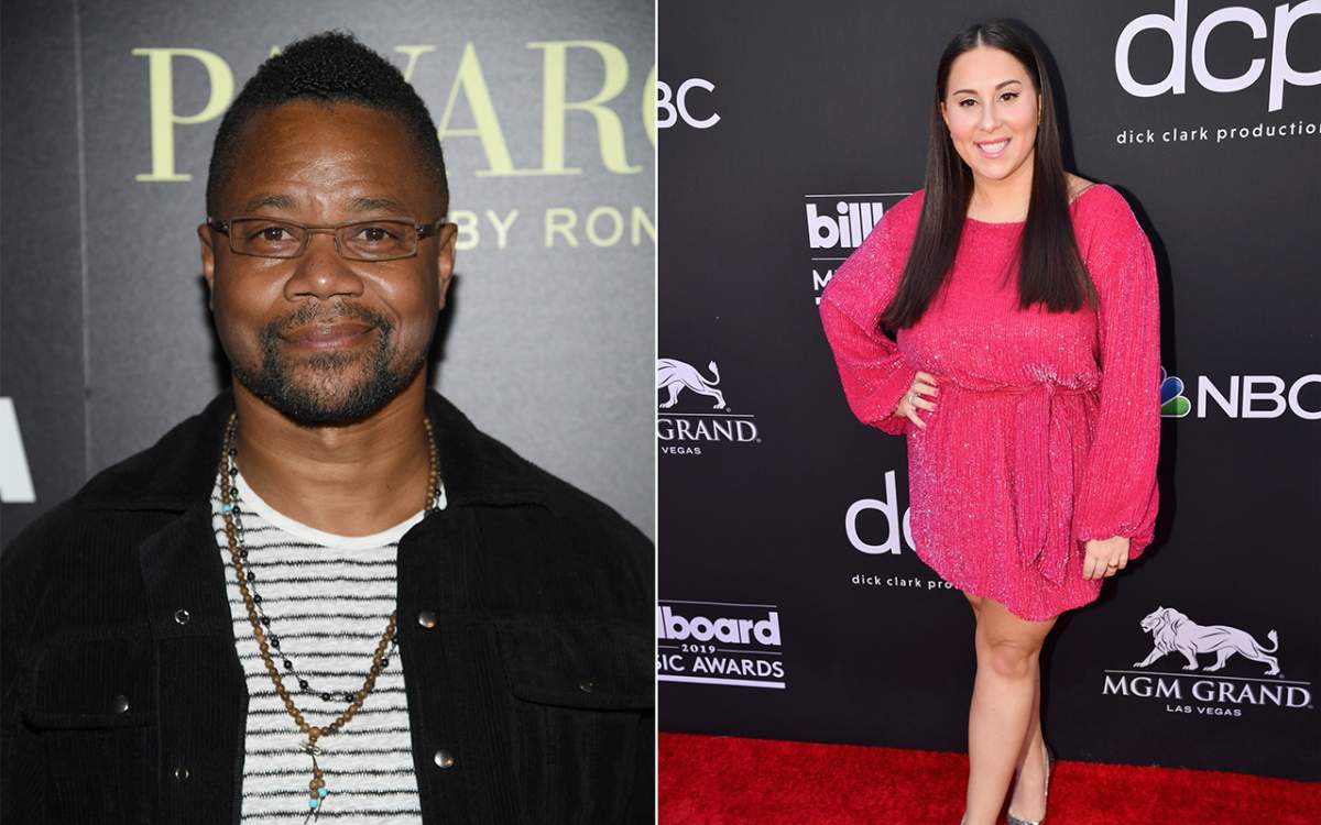 (L-R): Cuba Gooding Jr. and blogger Claudia Oshry.