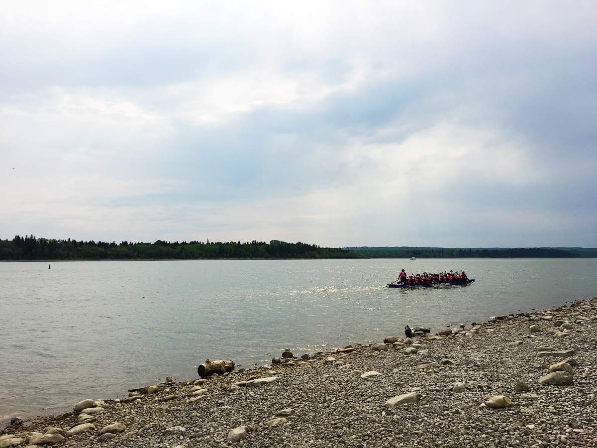 Sistership on Glenmore reservoir.