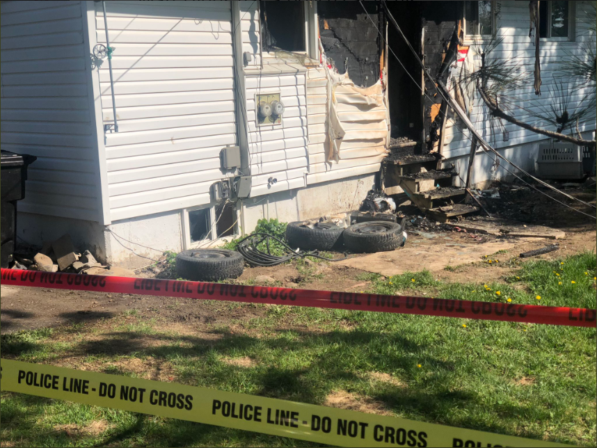 Police continue to process the scene, saying in a press release that the investigation still in its early stages.