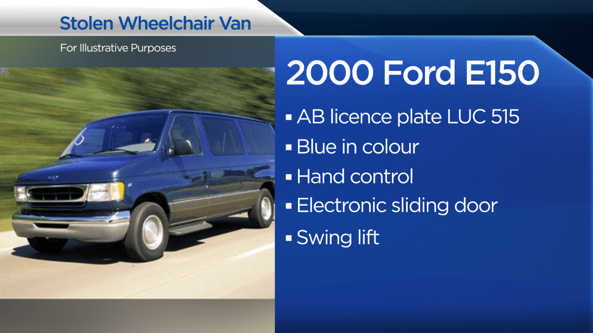 Edmonton man seeks return of stolen wheelchair accessible van - image