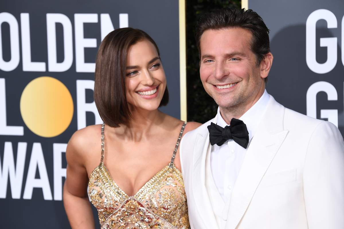 Irina Shayk and Bradley Cooper attend the 76th Annual Golden Globe Awards at The Beverly Hilton Hotel on Jan. 6, 2019, in Beverly Hills, California.
