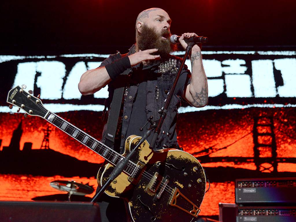 Tim Armstrong of Rancid performs during the From Boston to Berkeley tour at the University of California in Berkeley, Calif., on Aug. 20, 2017.