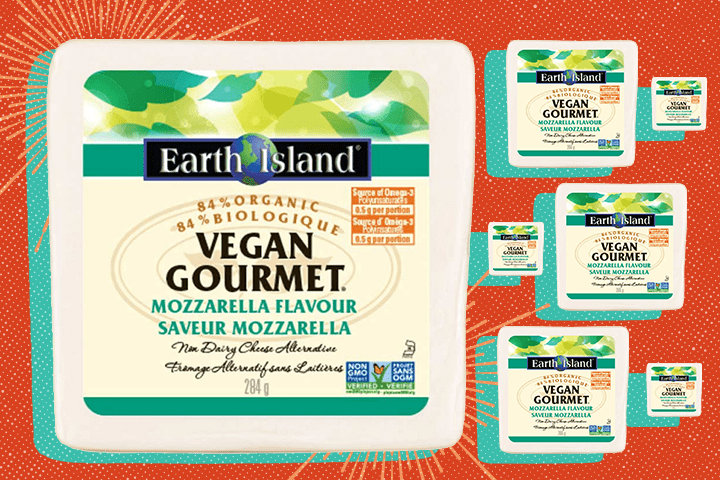 Earth Island mozzarella flavour cheese alternative (Illustration by Laura Whelan)