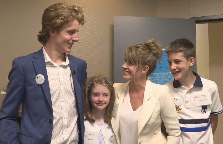 Michael Finkle, Jane Finkle, Patricia Finkle and Mitchell Finkle on June 18, 2019.
