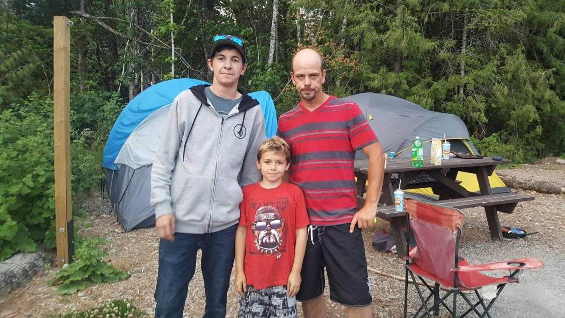 Nickolas Gunwald, Conrad Johnston Jr. and Conrad Johnston Sr. 