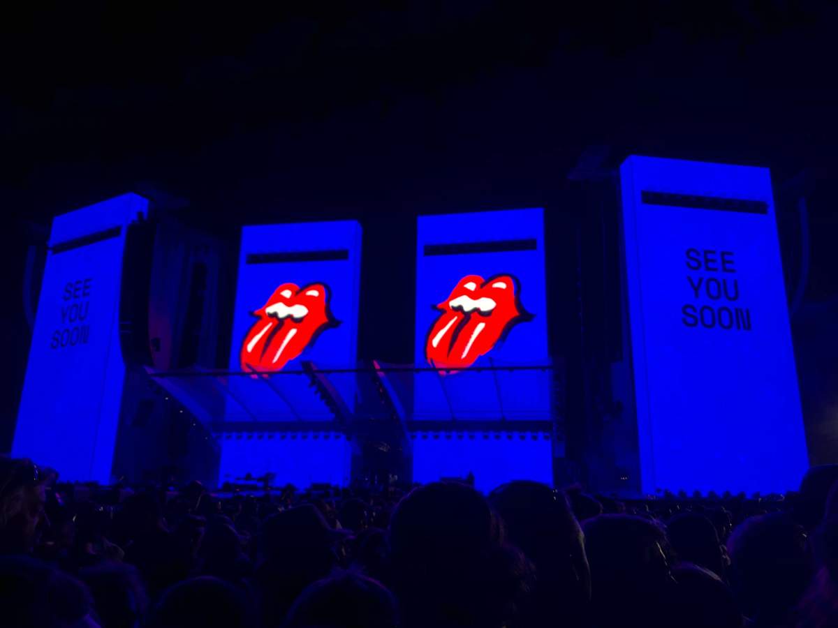 “See you soon.” The Rolling Stones’ stage after the  performance at Burl’s Creek Event Grounds on June 29, 2019, in Oro-Medonte, Ont.