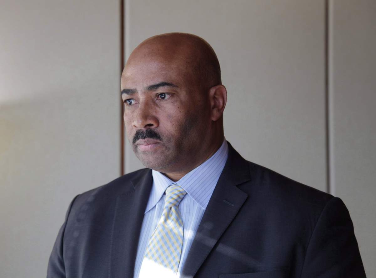 Senator Don Meredith seen during an interview in Toronto, Thursday, March 16, 2017. 