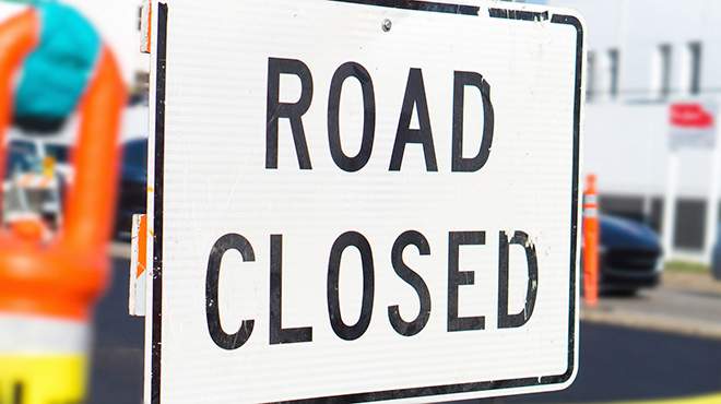 Walkers Road closed for personal injury accident.