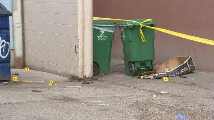 A woman died early Wednesday morning as Calgary police attempted to arrest her in the Eau Claire area.